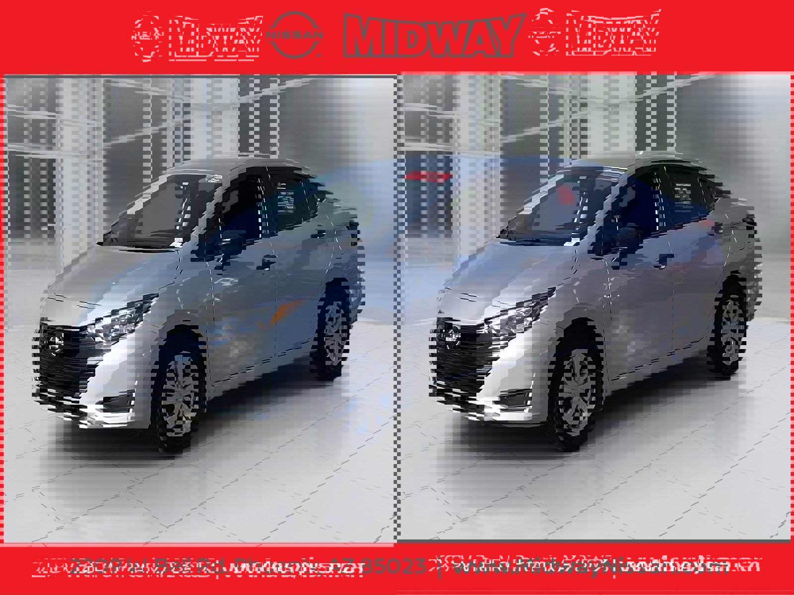 Certified 2025 Nissan Versa S w/ Trunk Package image 1