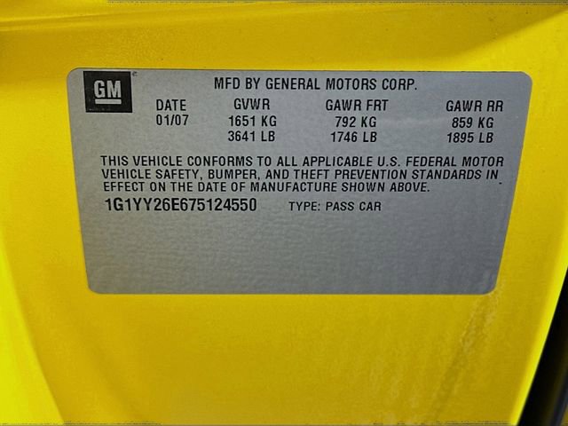 Used 2007 Chevrolet Corvette Z06 w/ Preferred Equipment Group image 26