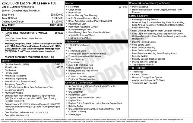 Certified 2023 Buick Encore GX Essence image 7