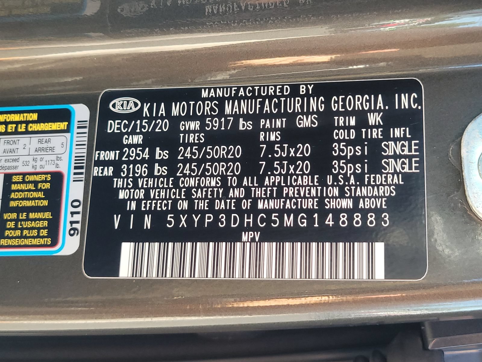 Used 2021 Kia Telluride EX w/ EX Premium Package AWD/4WD image 17
