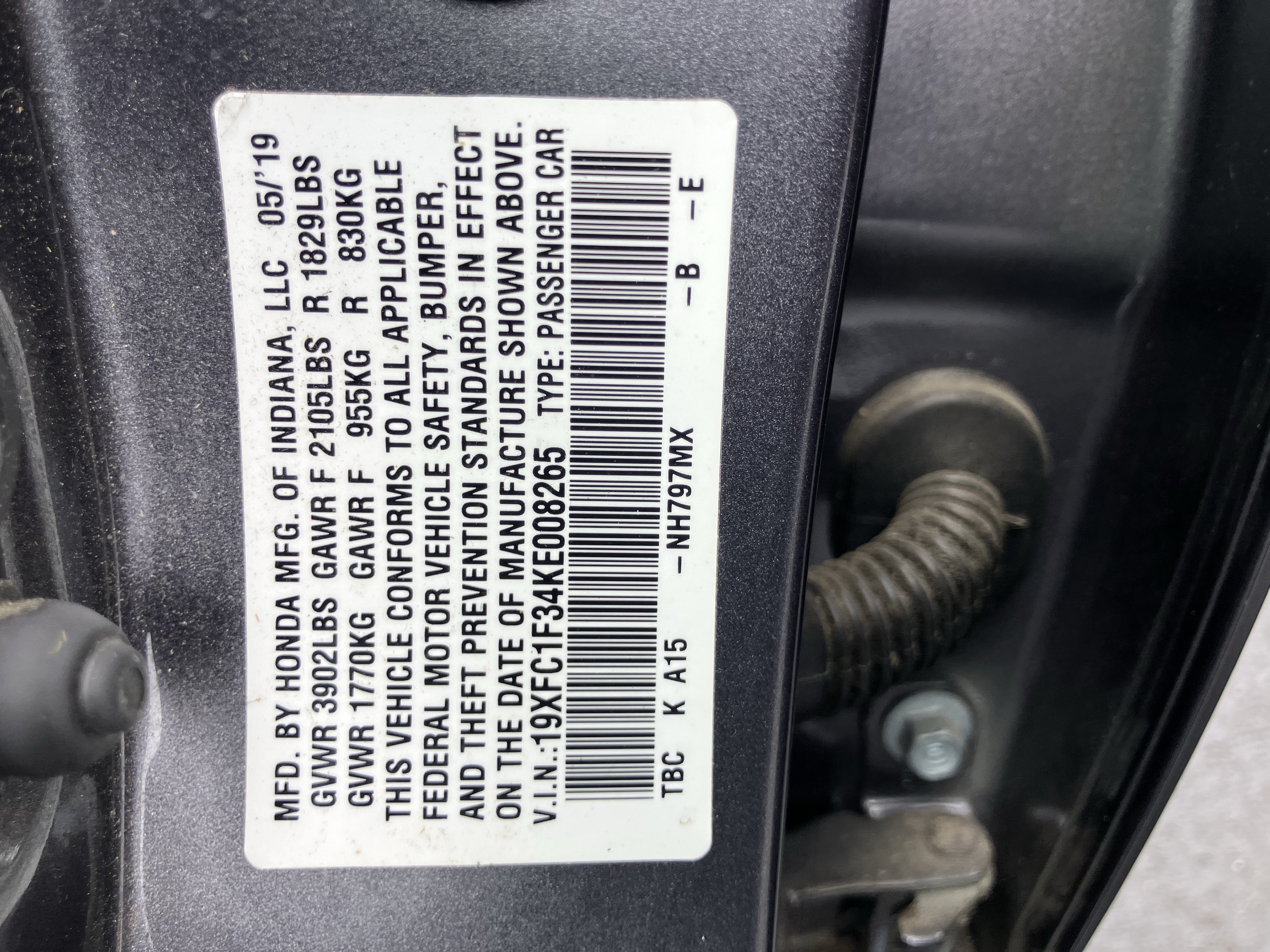 Used 2019 Honda Civic EX image 37