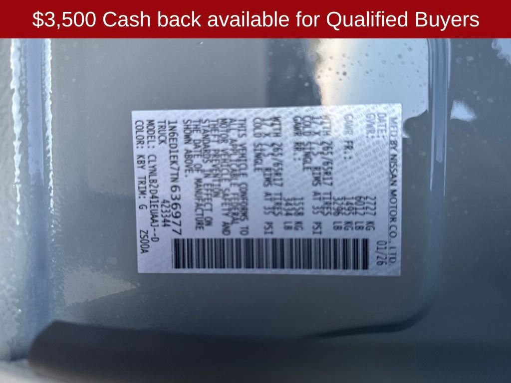 New 2026 Nissan Frontier SV w/ All-Weather Content Package image 32