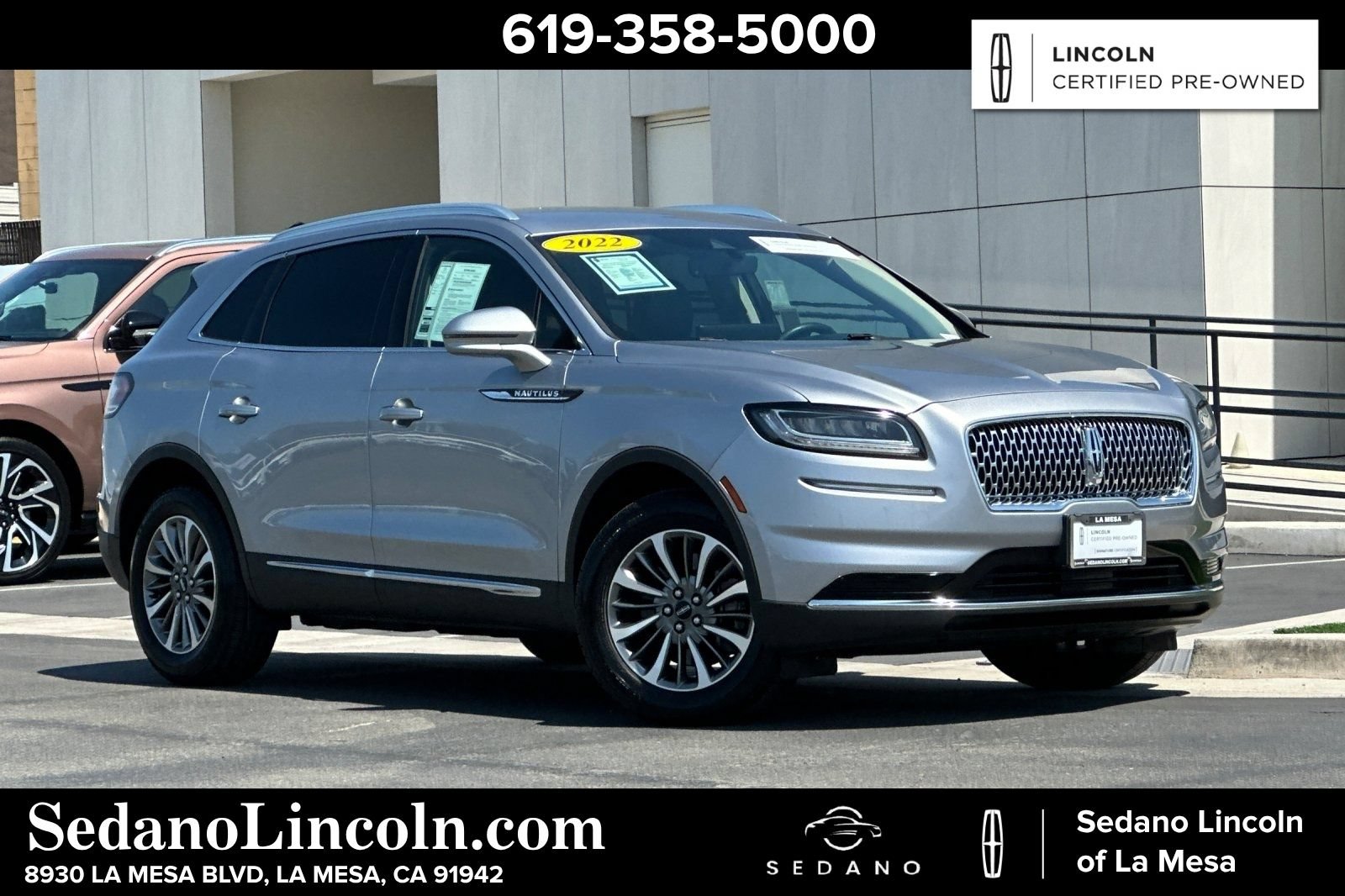 Certified 2022 Lincoln Nautilus FWD w/ Premium Package image 1