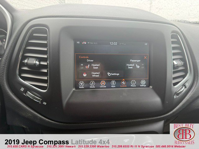 Used 2019 Jeep Compass Latitude w/ Cold Weather Group AWD/4WD image 25