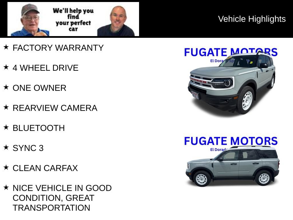 Used 2024 Ford Bronco Sport Heritage w/ Heritage Convenience Package AWD/4WD image 8