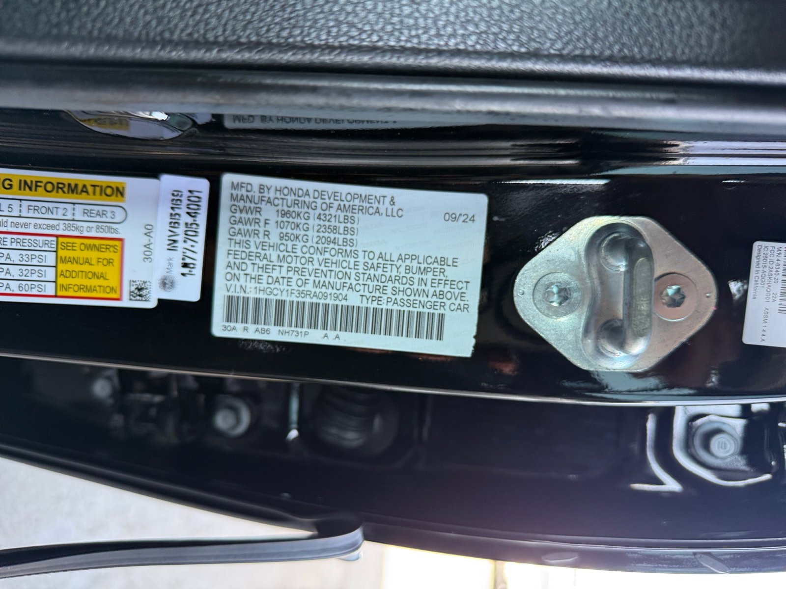 Used 2024 Honda Accord EX image 22
