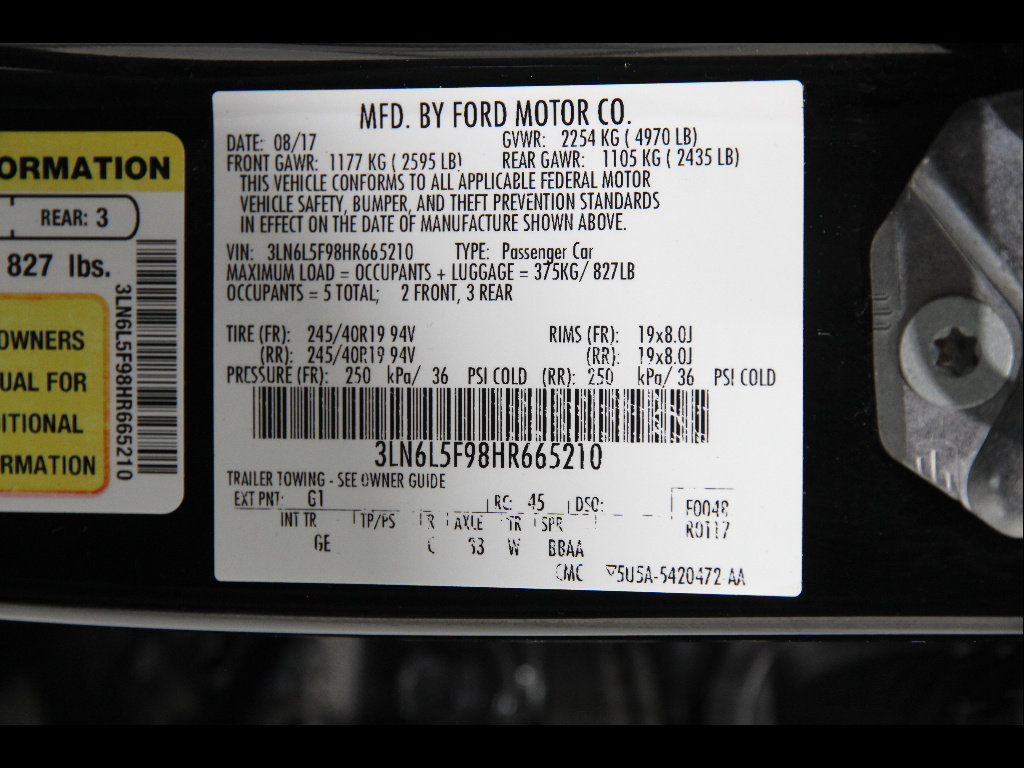 Used 2017 Lincoln MKZ Reserve w/ Climate Package AWD/4WD image 25