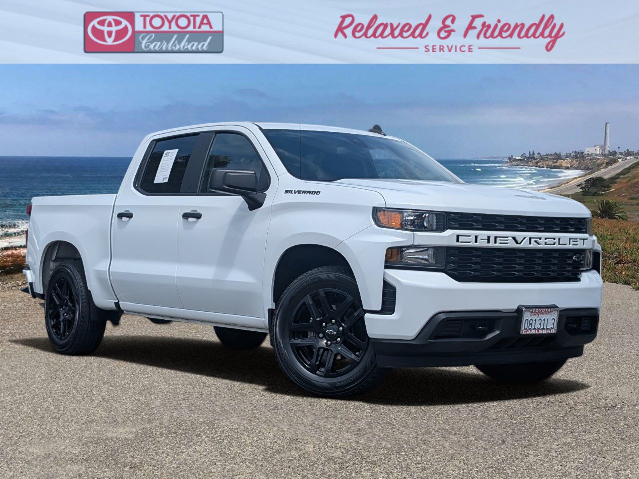 Used 2022 Chevrolet Silverado 1500 Custom w/ LPO, Blackout Package RWD image 1