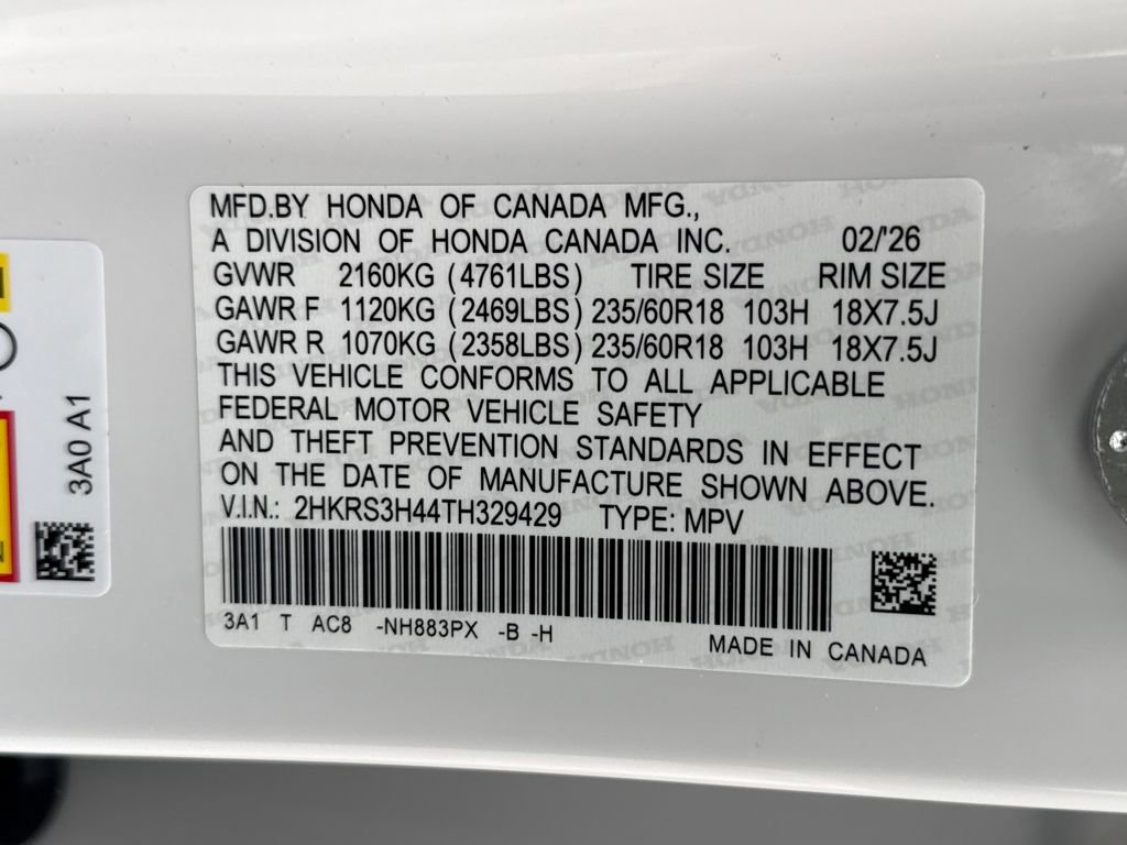 New 2026 Honda CR-V EX image 28