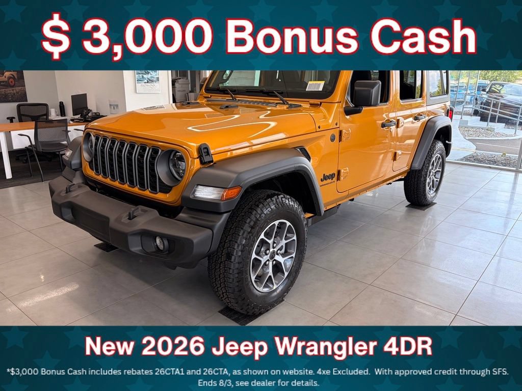 New 2026 Jeep Wrangler Unlimited Sport
