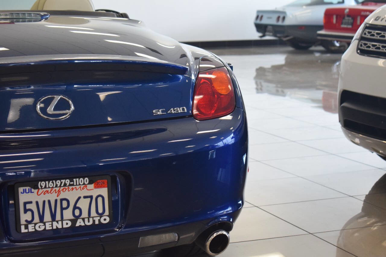Used 2002 Lexus SC 430 Convertible RWD image 37