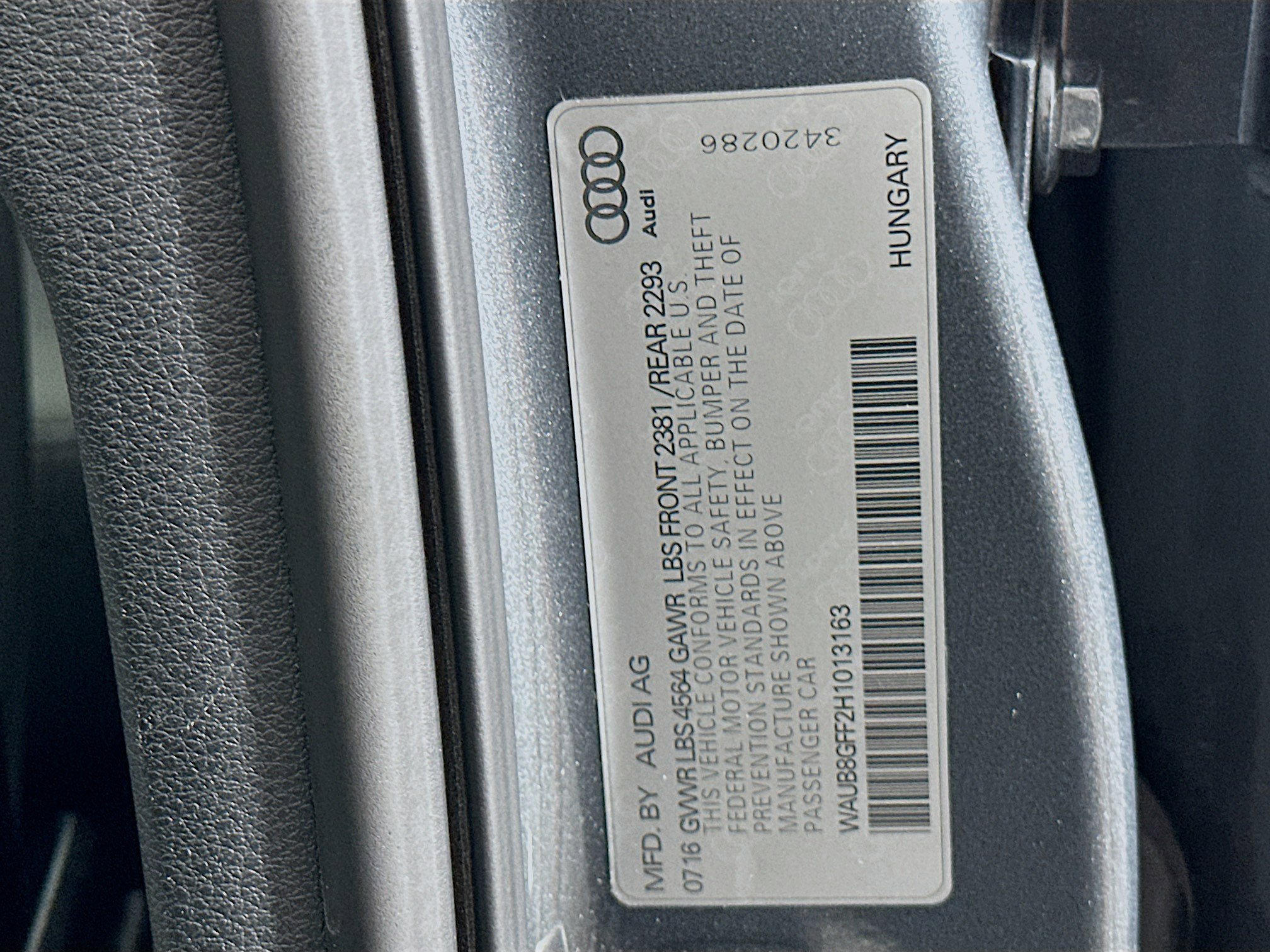 Used 2017 Audi A3 2.0T Premium w/ Convenience Package image 12