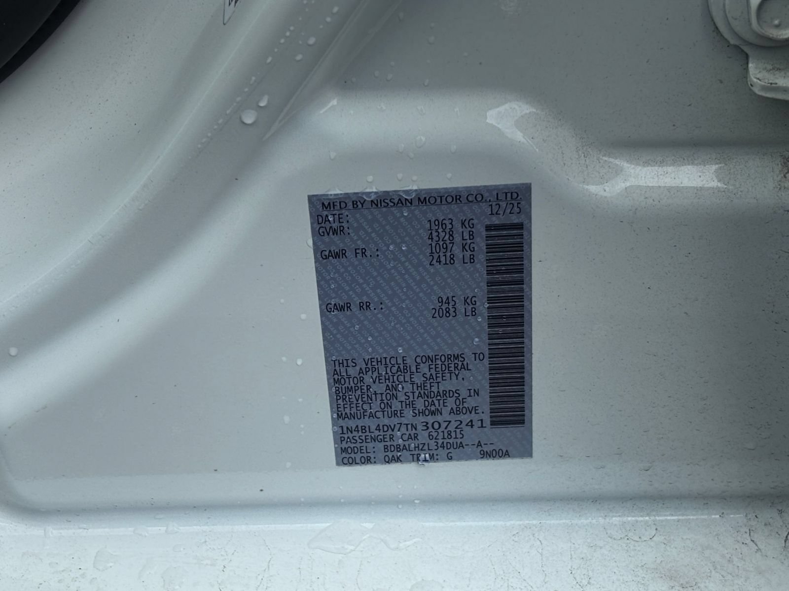 Used 2026 Nissan Altima 2.5 SV FWD image 29