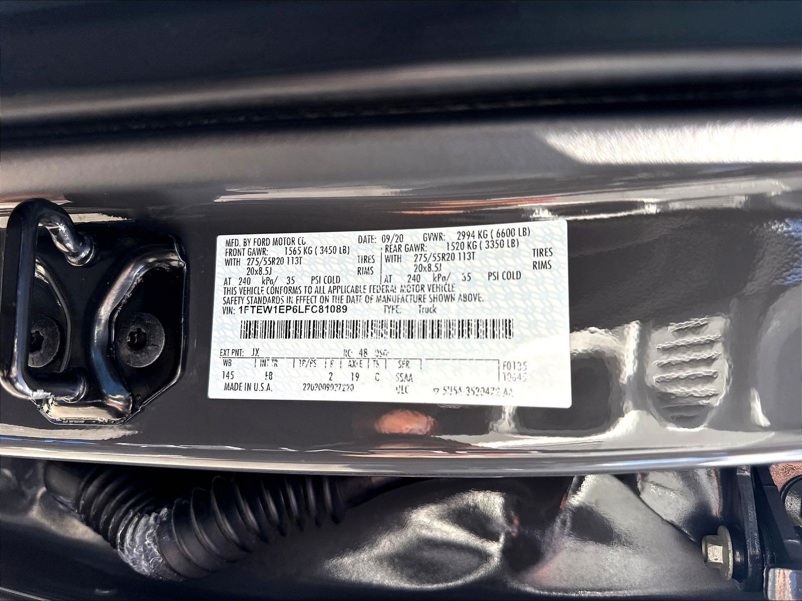 Certified 2020 Ford F150 XLT w/ Equipment Group 302A Luxury AWD/4WD image 25