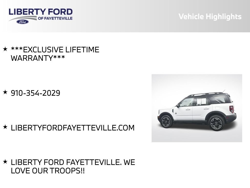 Certified 2025 Ford Bronco Sport Outer Banks w/ Outer Banks Tech Package+ AWD/4WD image 5