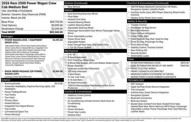 New 2026 RAM 2500 Power Wagon image 42