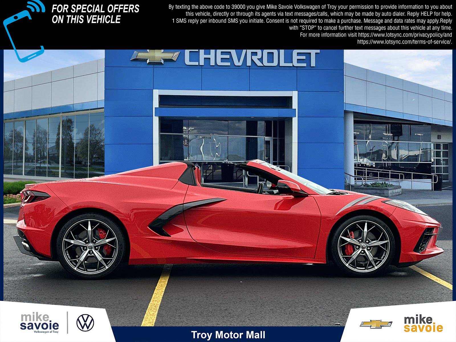 Certified 2020 Chevrolet Corvette Stingray Preferred Conv w/ 2LT Preferred Equipment Group RWD image 2