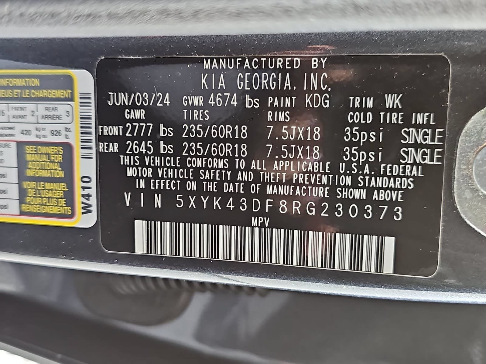 Used 2024 Kia Sportage SX FWD image 33