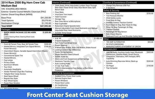 Used 2014 RAM 2500 Big Horn AWD/4WD image 48