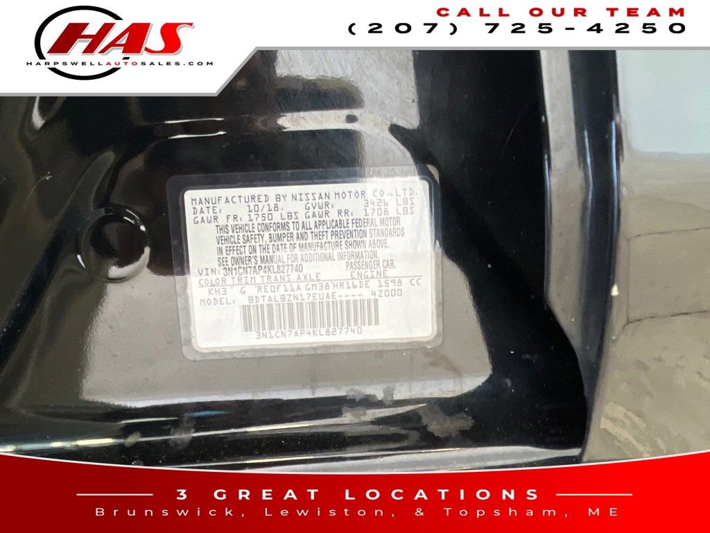 Used 2019 Nissan Versa SV w/ SV Special Edition Package image 17