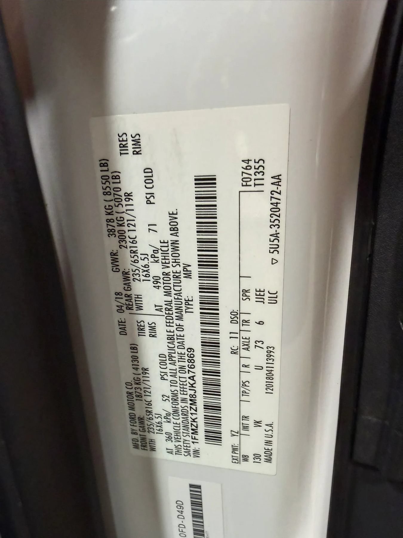 Used 2018 Ford Transit 150 XL RWD image 61