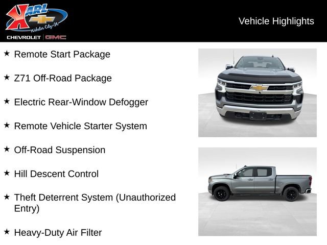 Used 2023 Chevrolet Silverado 1500 LT w/ Z71 Off-Road Package AWD/4WD image 3