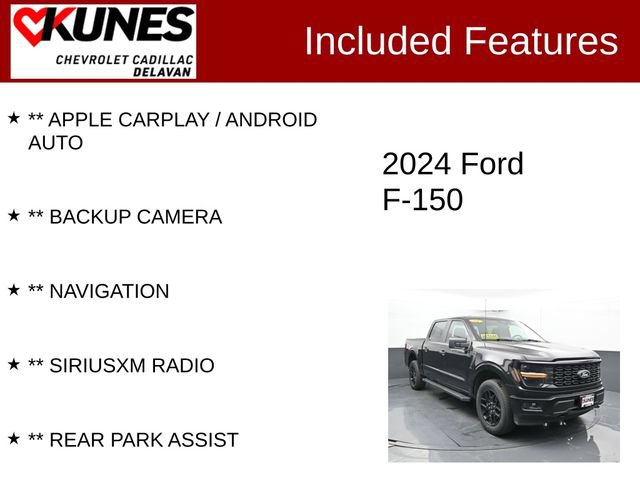 Used 2024 Ford F150 STX w/ STX Black Appearance Package AWD/4WD image 3