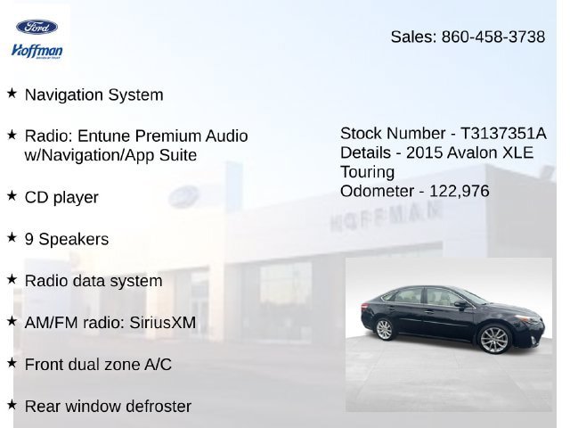 Used 2015 Toyota Avalon XLE Touring FWD image 5