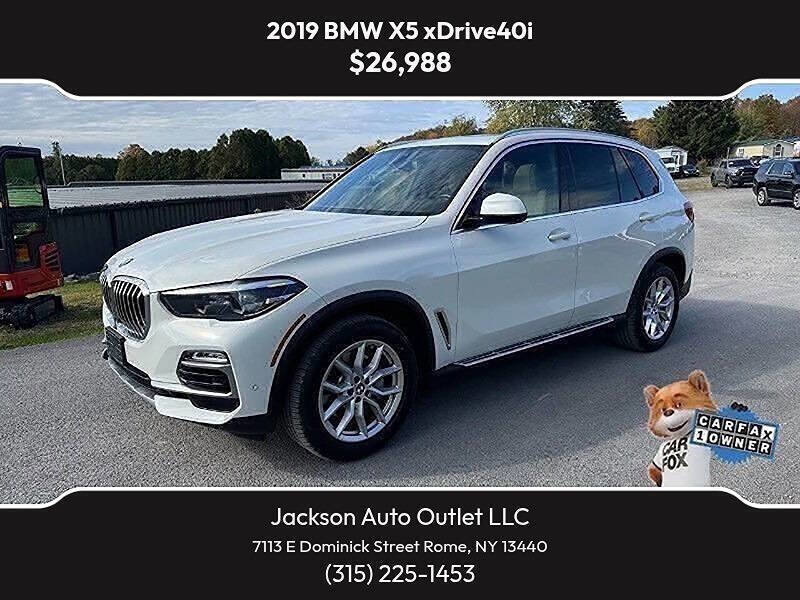 Used 2019 BMW X5 xDrive40i w/ Convenience Package