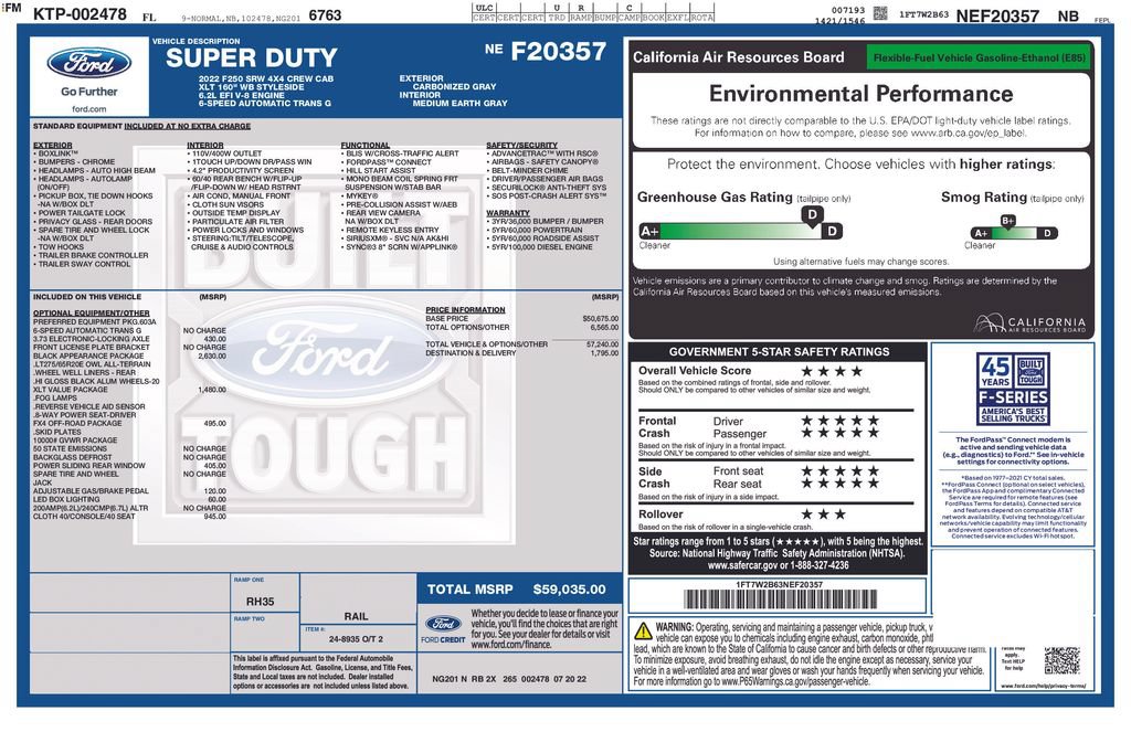 Used 2022 Ford F250 XLT w/ Black Appearance Package AWD/4WD image 10