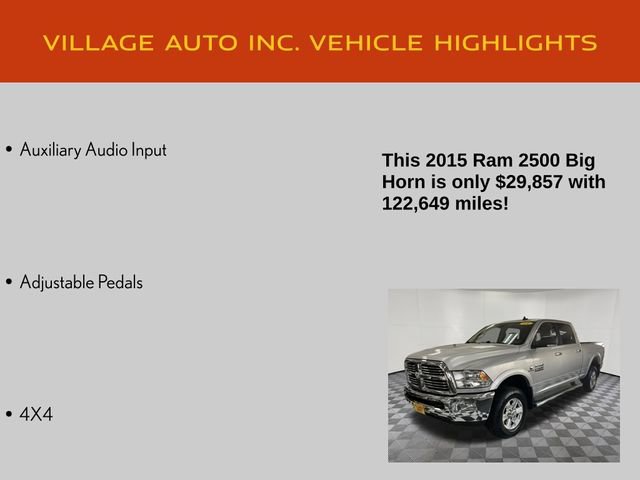Used 2015 RAM 2500 Big Horn image 21