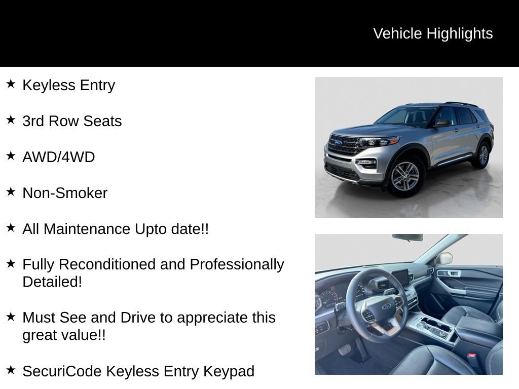 Certified 2024 Ford Explorer XLT w/ Equipment Group 202A image 16