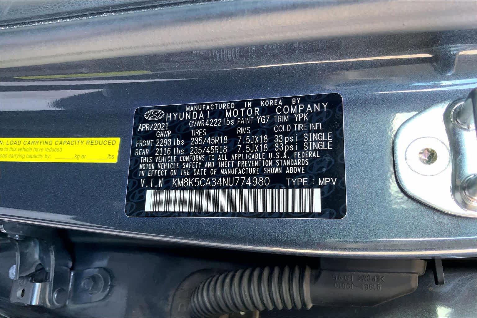 Used 2022 Hyundai Kona Limited AWD/4WD image 34