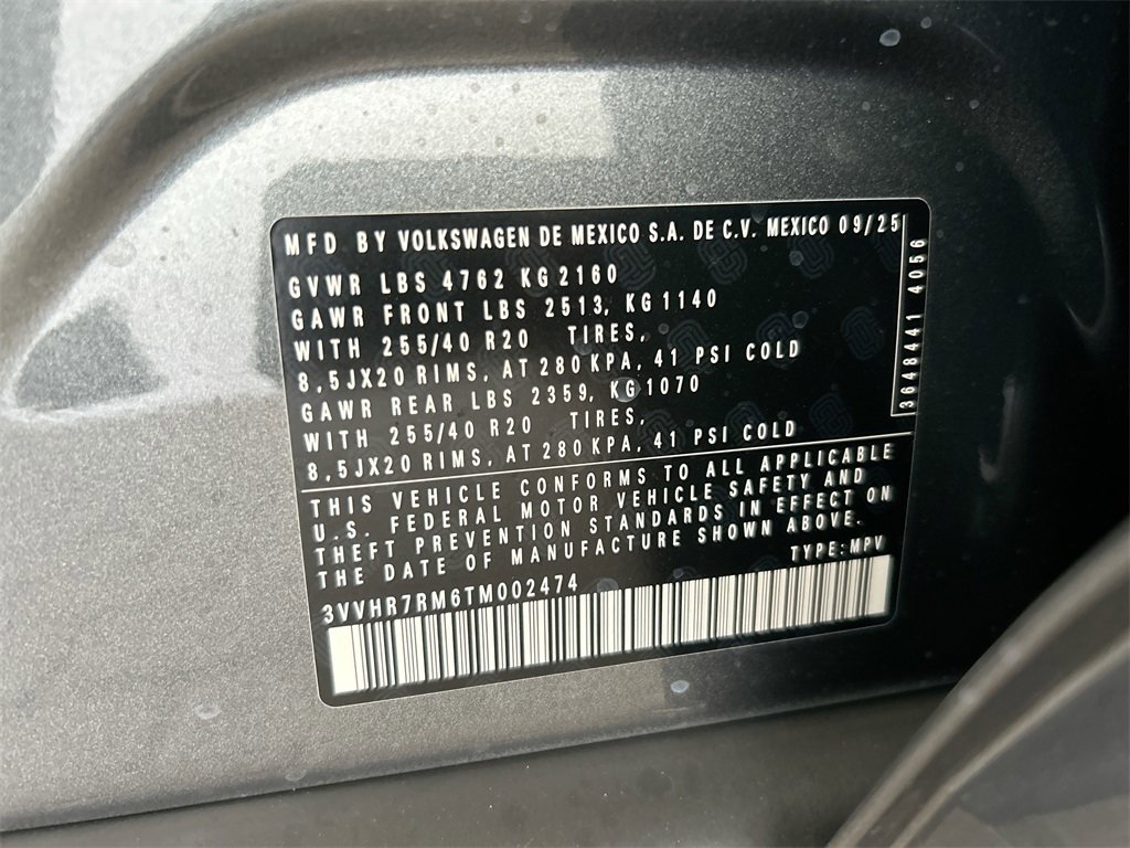 New 2026 Volkswagen Tiguan SE R-Line image 52