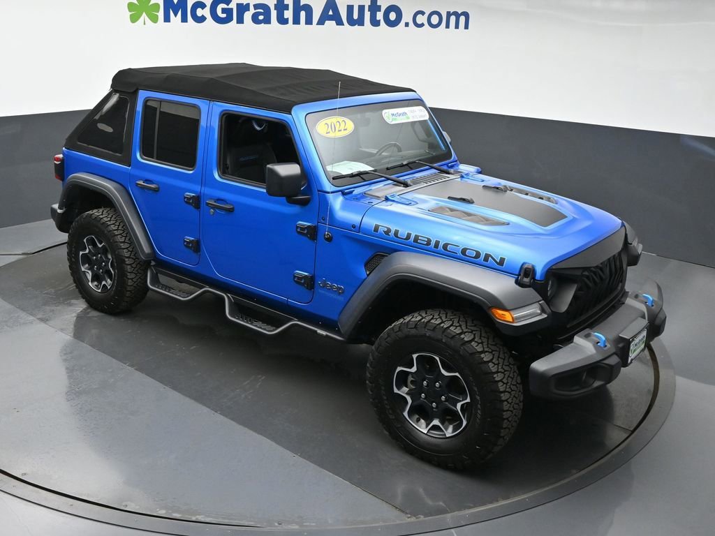 Used 2022 Jeep Wrangler Unlimited Rubicon 4xe w/ Cold Weather Group image 2