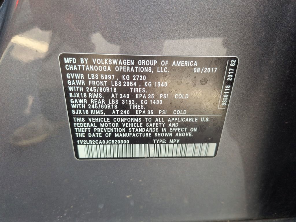 Used 2018 Volkswagen Atlas SE AWD/4WD image 28