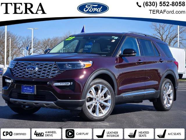 Certified 2023 Ford Explorer Platinum w/ Technology Package AWD/4WD image 1