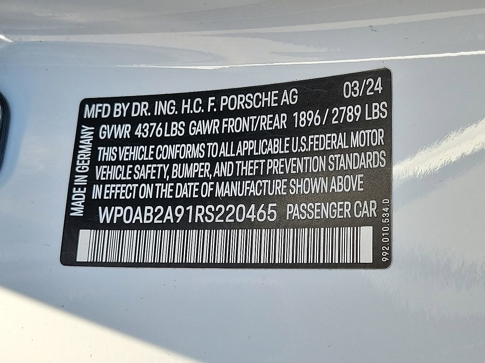 Certified 2024 Porsche 911 Carrera GTS RWD image 36