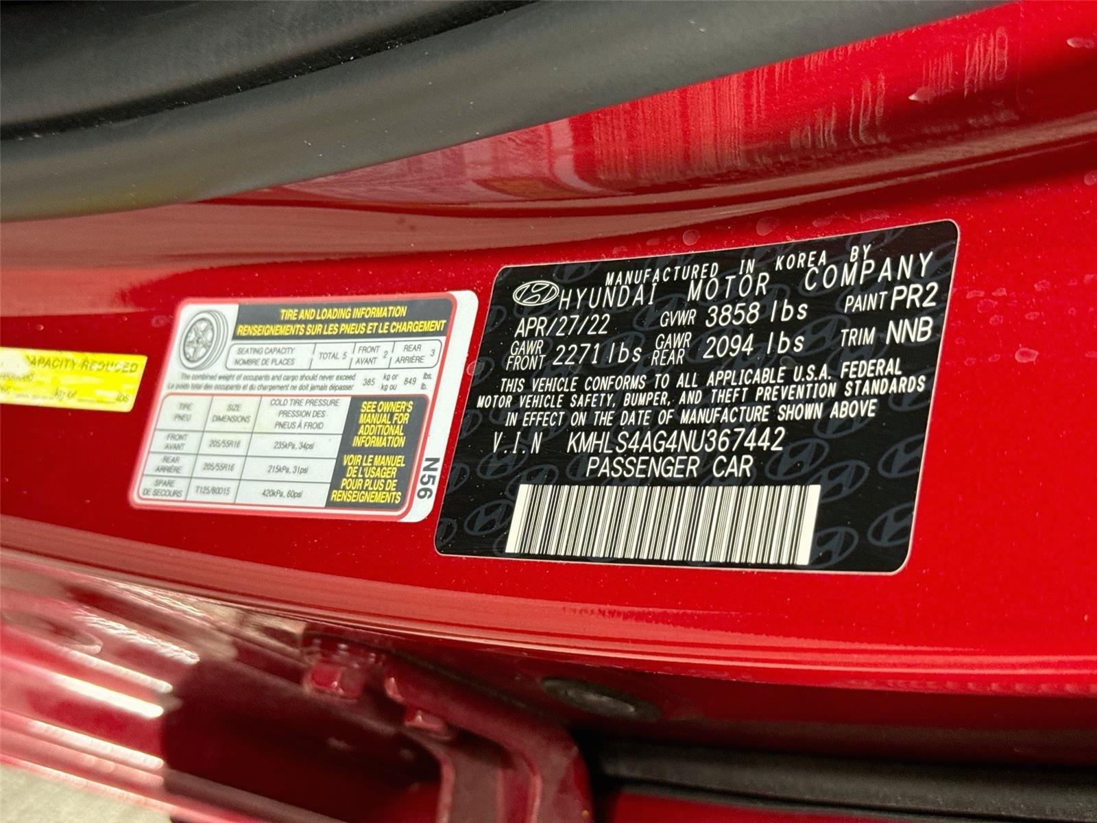 Used 2022 Hyundai Elantra SEL w/ Convenience Package FWD image 14