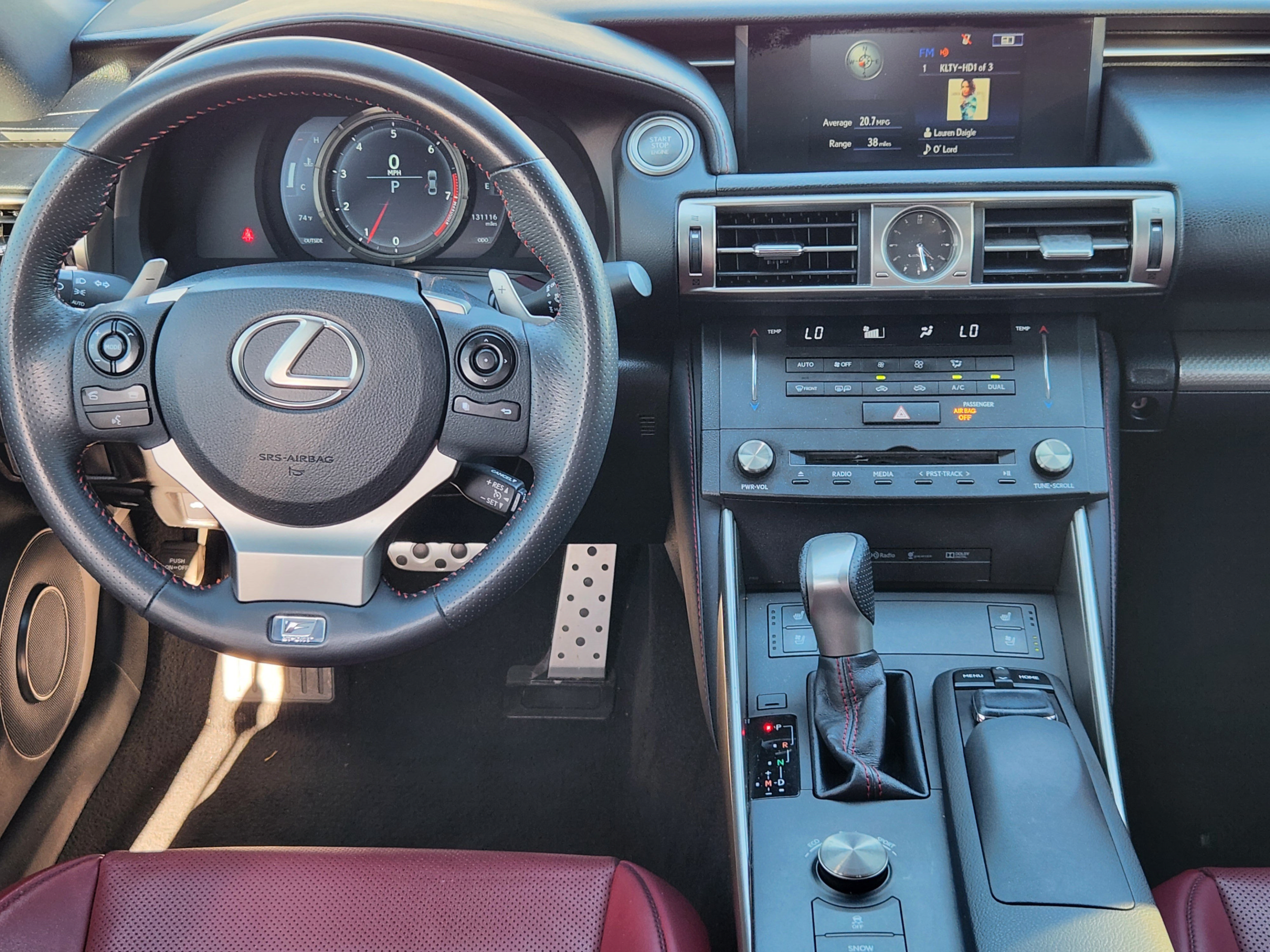 Used 2015 Lexus IS 250 w/ F-Sport Package RWD image 26
