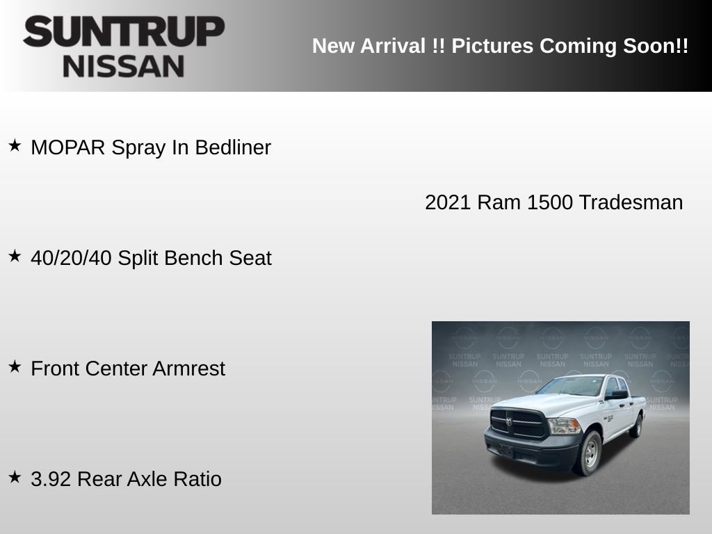 Used 2021 RAM 1500 Tradesman w/ Popular Equipment Group RWD image 12