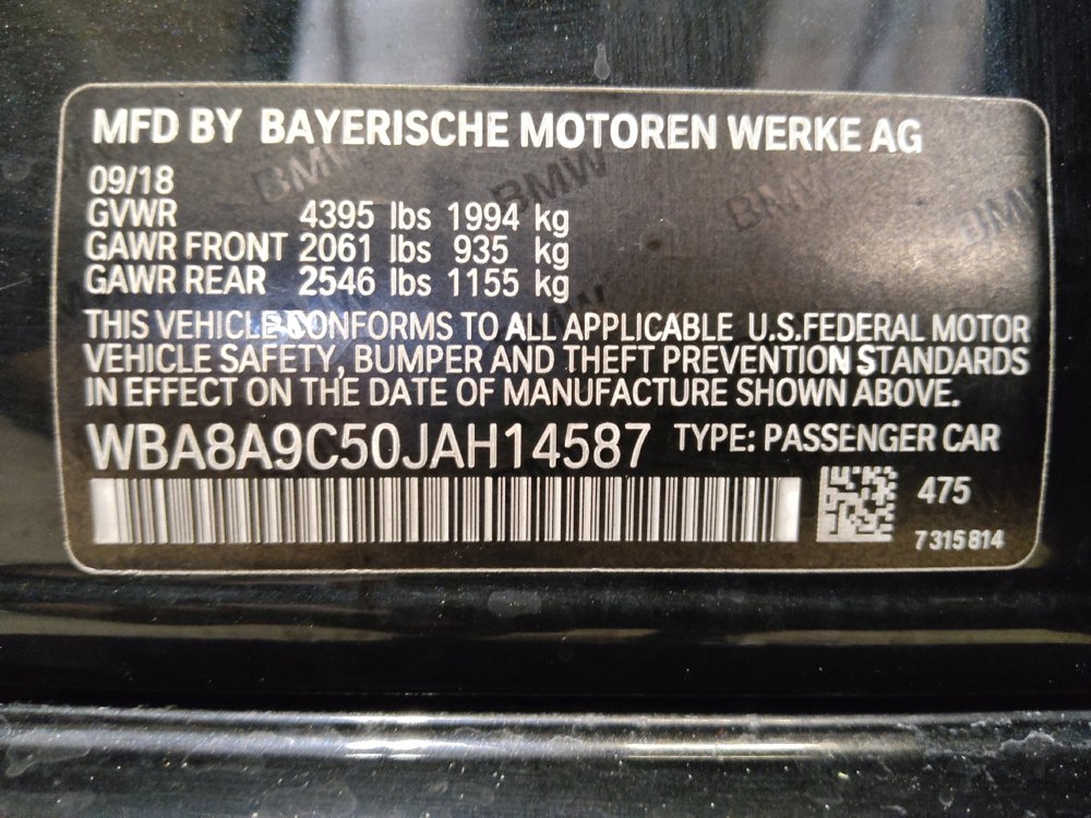 Used 2018 BMW 320i Sedan w/ Convenience Package RWD image 33