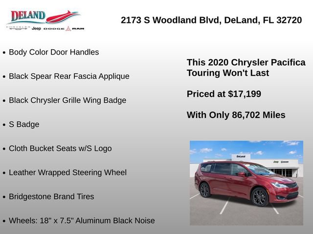 Used 2020 Chrysler Pacifica Touring w/ S Appearance Package FWD image 22