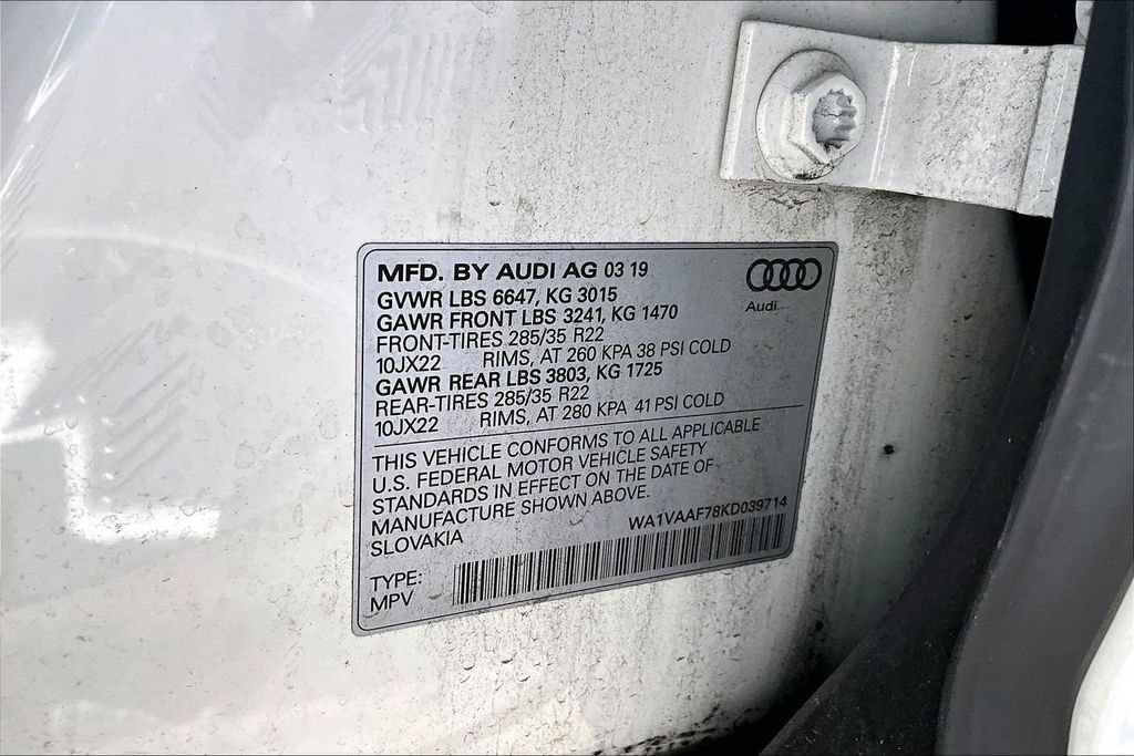 Used 2019 Audi Q7 3.0T Prestige w/ Prestige Package AWD/4WD image 3