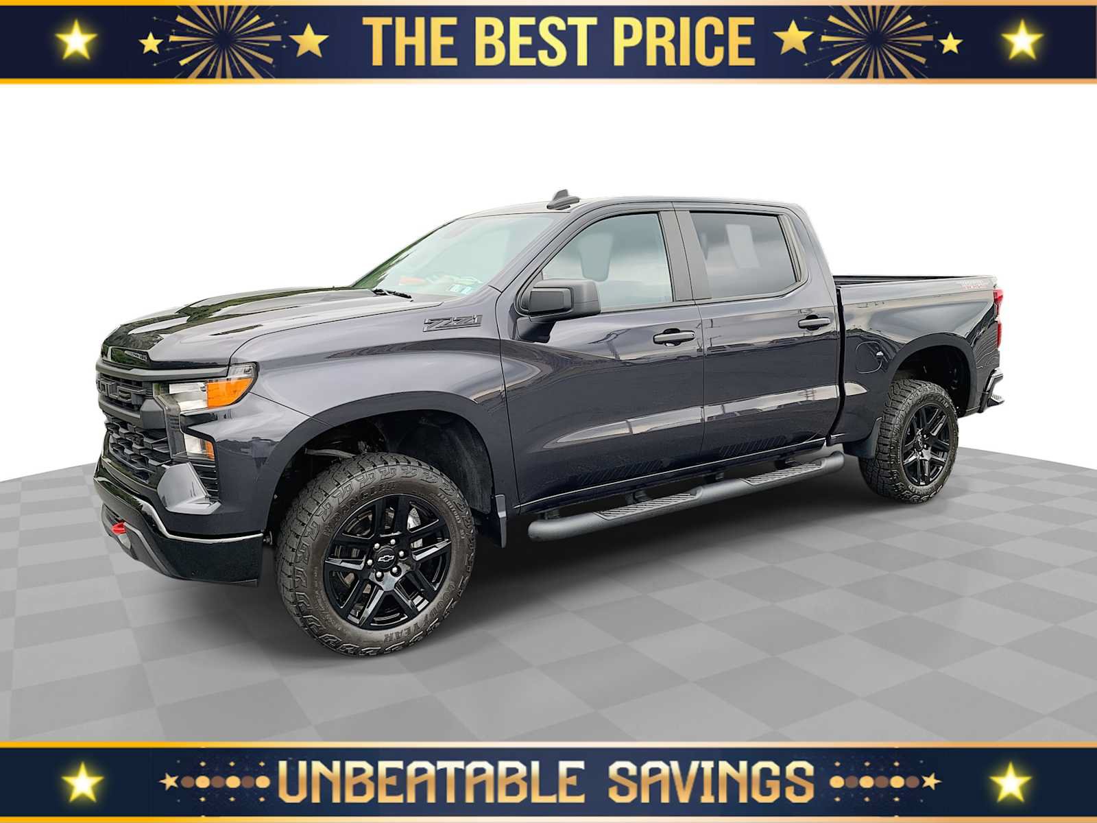 Certified 2023 Chevrolet Silverado 1500 Custom Trail Boss w/ LPO, Dark Essentials Package