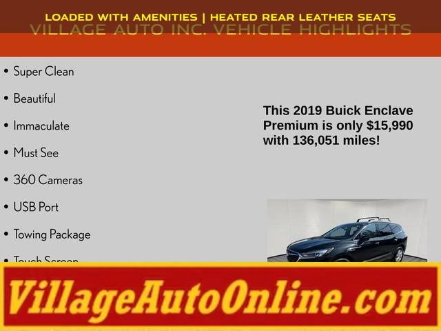 Used 2019 Buick Enclave Premium w/ Trailering Package, 5000 lbs. AWD/4WD image 8