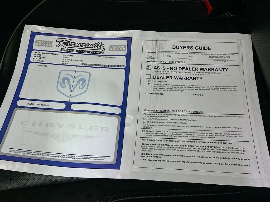 Used 2021 RAM 3500 Laramie image 38