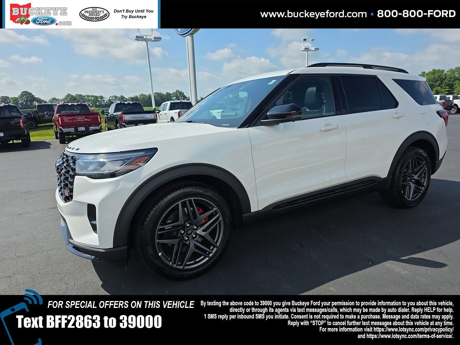 New 2025 Ford Explorer ST w/ Sun And Sound Package