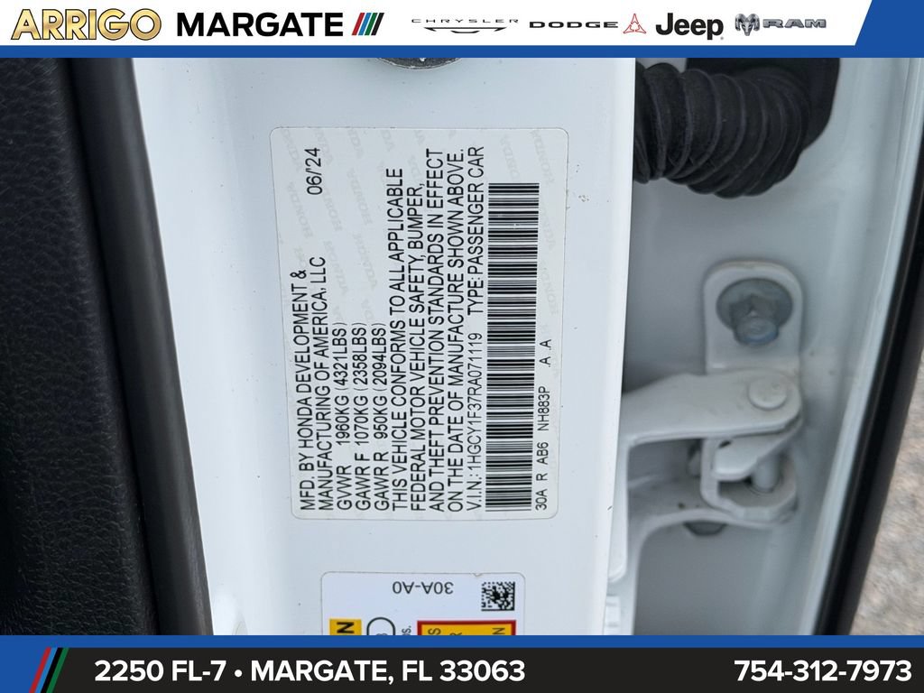 Used 2024 Honda Accord EX image 21