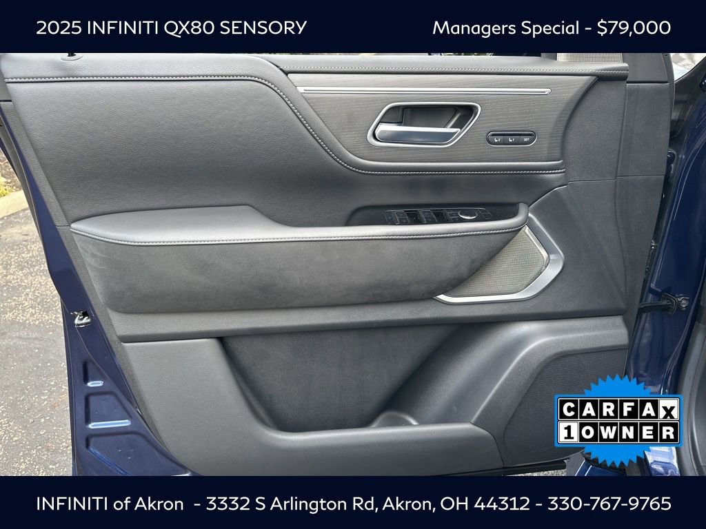 Certified 2025 INFINITI QX80 Sensory image 2